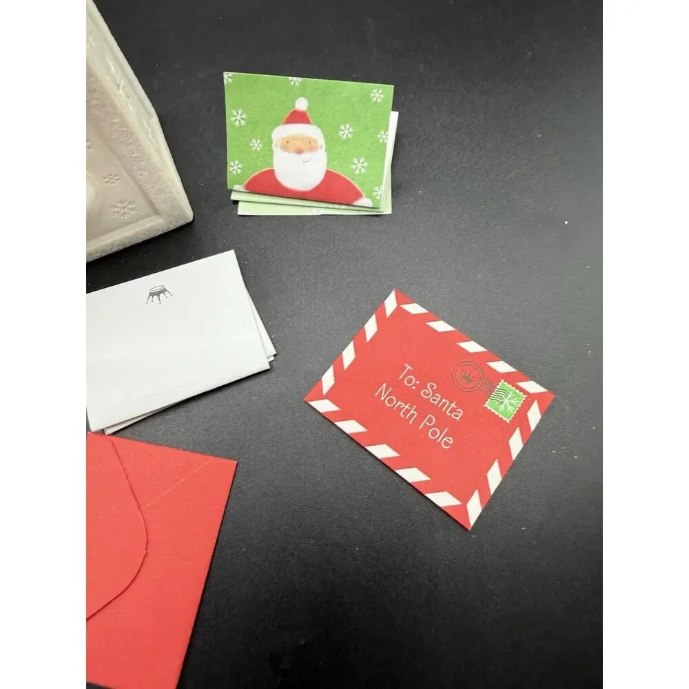 Hallmark Letters For Santa Cards Envelopes Interactive Mailbox Ornament EUC Lo16